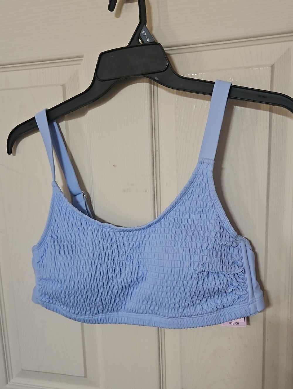 WILD FABLE WOMEN'S BLUE BIKINI TOP: NEW WITH TAGS: SIZE X (14/16)